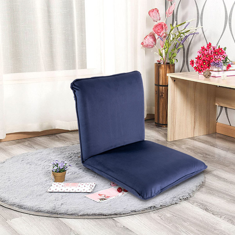 Floor chair best sale with lumbar support